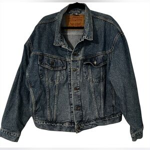 Vintage 90s Men's Levi's 70598 Button Down Denim Trucker Jacket Size
